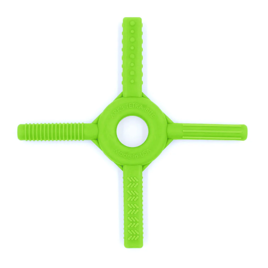 Logicana-ARK's TetraBite® Chewy Fidget-grasping toy Logicana-ARK's Tetra-Bite® Chewy Fidget-chews-oral motor chew-grasping toy