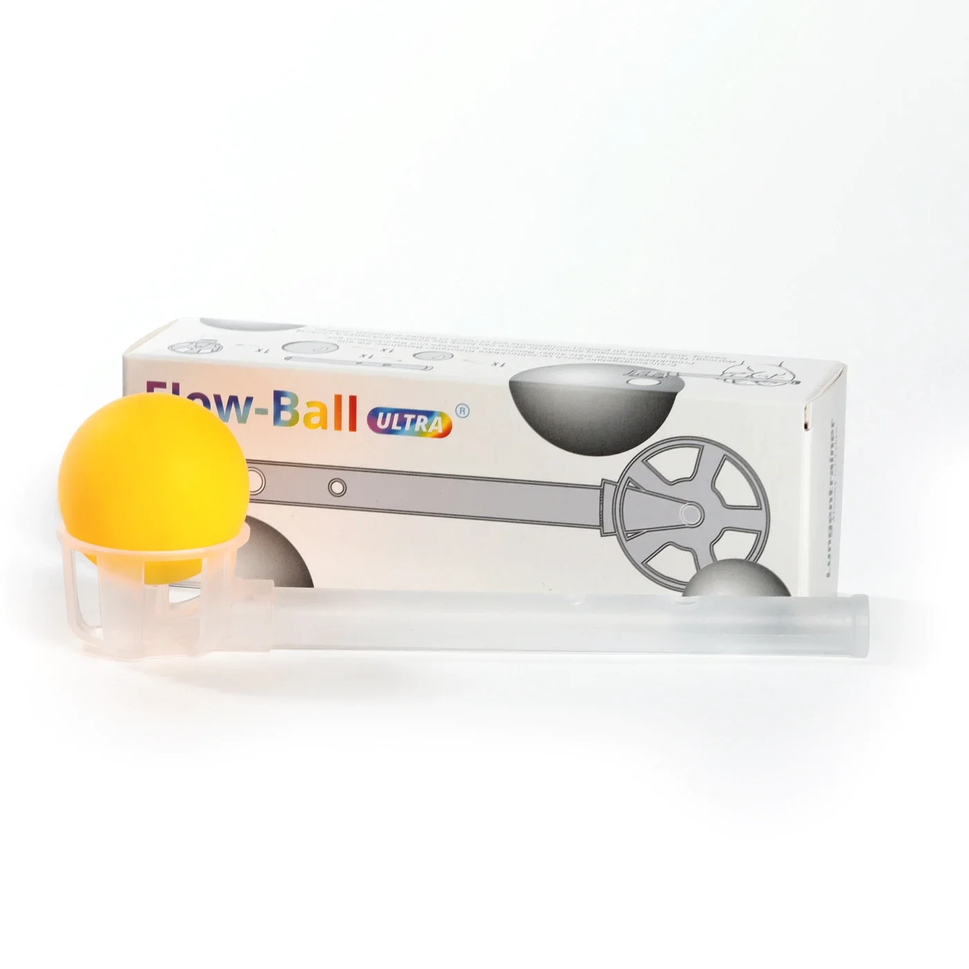 Flow-Ball ULTRA® breathing trainer Transparent