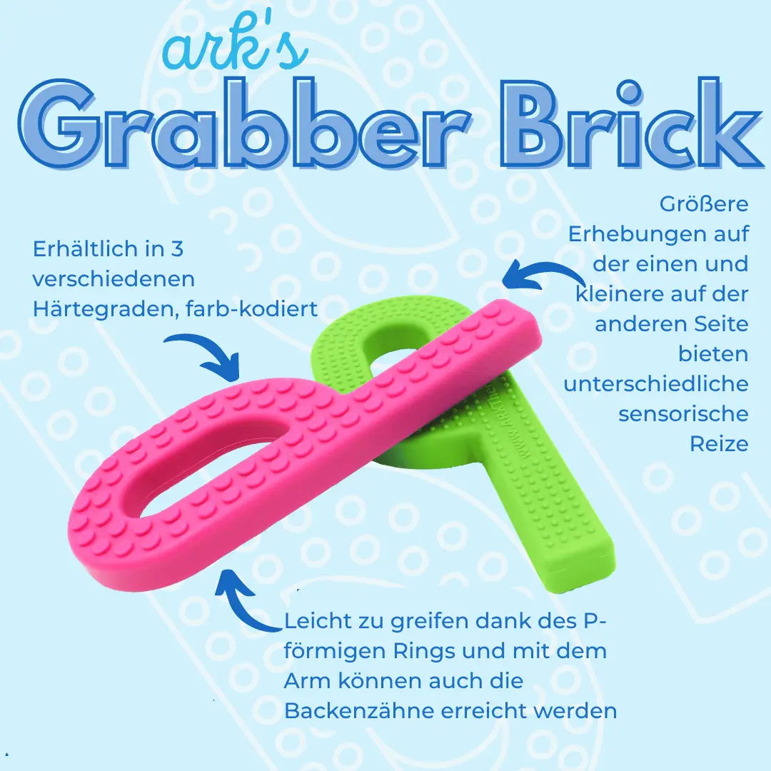 ARK Brick Grabber – in der Hand gehalten, zeigt handliches Format fuer Kinder, Jugendliche & Erwachsene