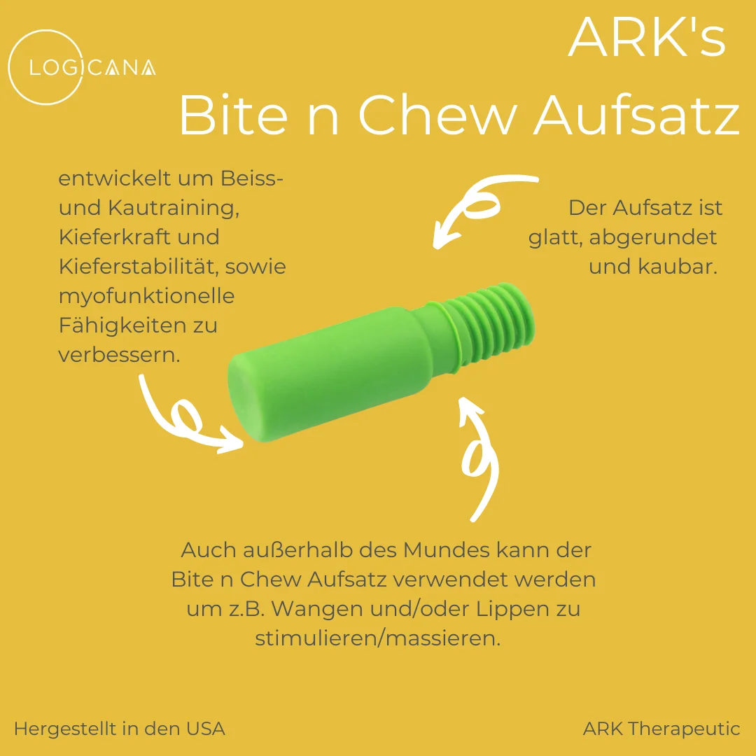 Logicana-Erklärung von ARK Bite-n-Chew Aufsatz