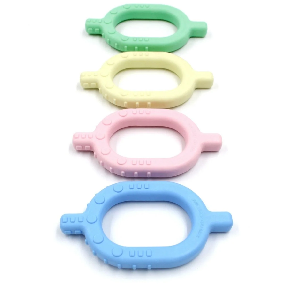 ARK Baby Grabber® – extra-soft ergonomic silicone chew tool designed for infants 5 months and up, ideal for safe oral sensory exploration and teething support