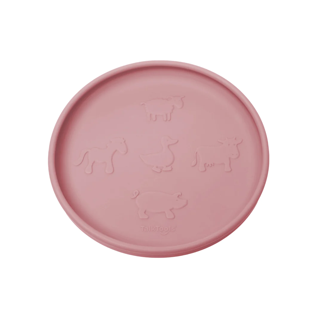 Logicana-TalkTools® Itsy Plate Lid™-Baby led weaning Logicana-baby led weaning-self feeding-fine motor skills-sensory regulations-food exploration