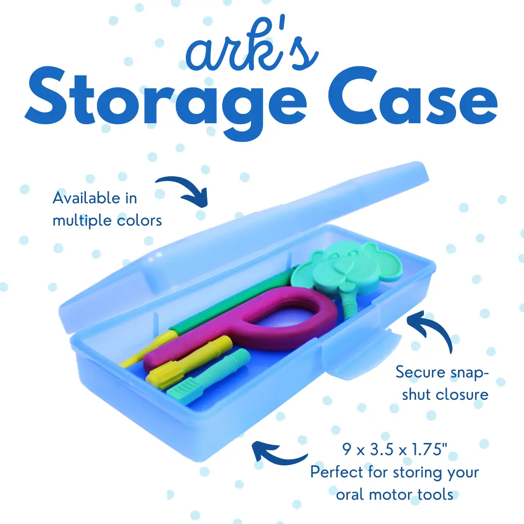 ARK Storage Case large – top view showing snap closure lid