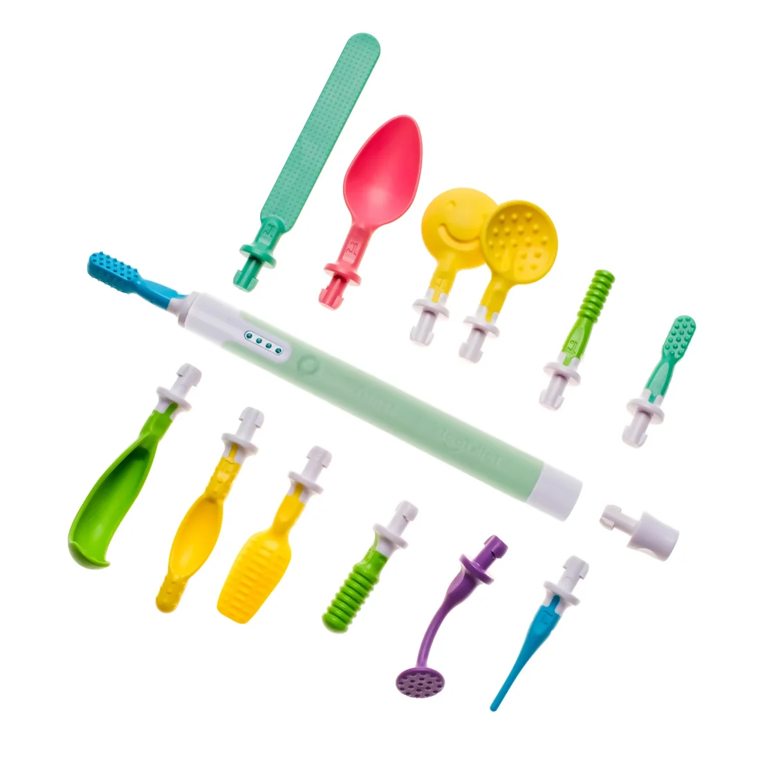 TalkTools® Sensi® Rechargeable Essentials Kit Sensory mit Vibrationsstift und Sensory Tips für orale Stimulation – Logicana