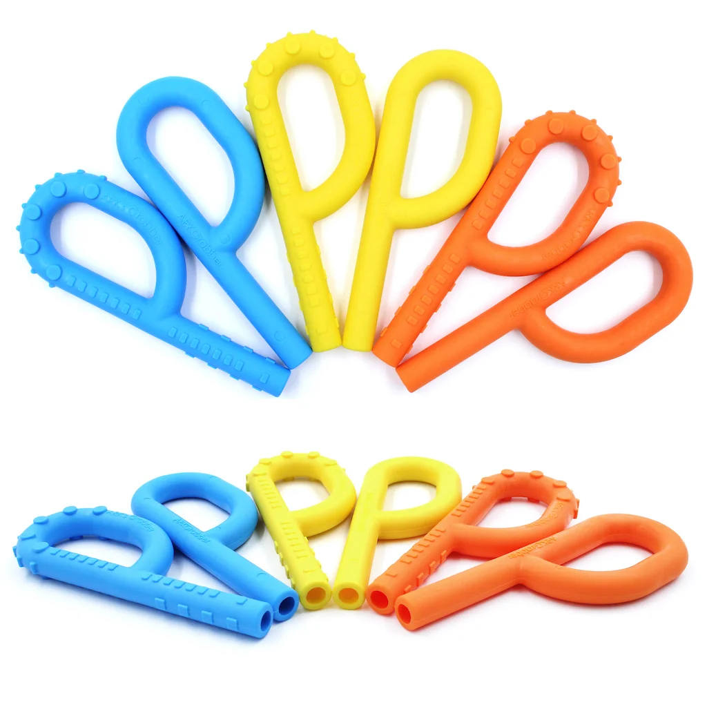 ARK Textured Grabber P Tube – hollow stem filled with puree for functional chewing practice