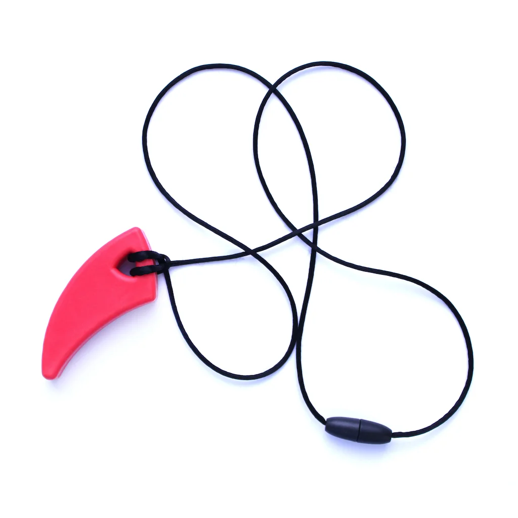 ARK Saebelzahn Kaukette getragen Daumenlutschen abgewöhnen Schnuller offener Biss Schnuller Futterstoerung Baby wuergt beim Essen Kaukette Autismus