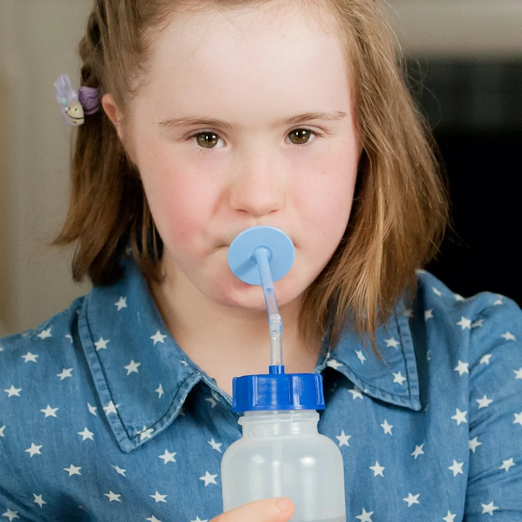 ARK Lip Blok Mustache – moustache design to motivate straw drinking