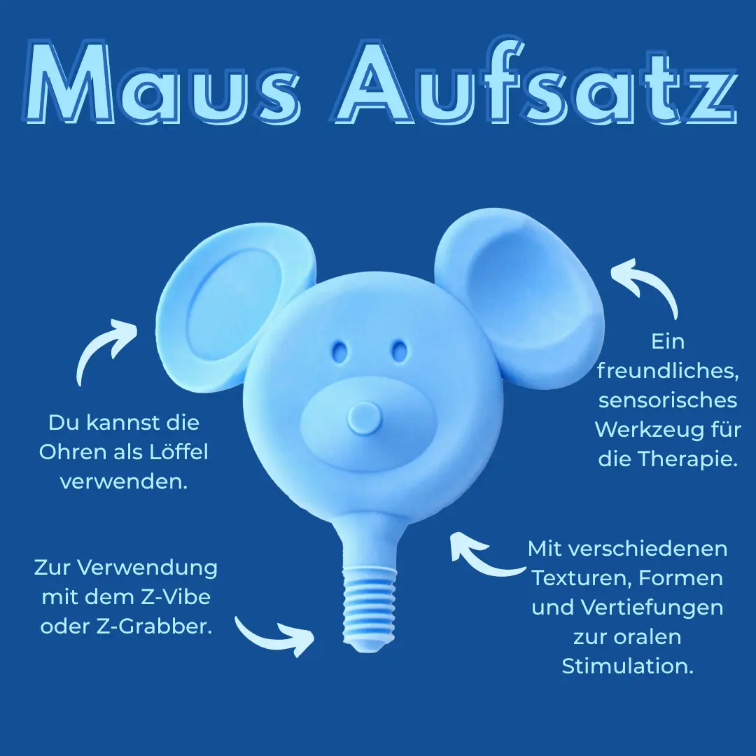 ARK Tier Aufsatz maus – Nahaufnahme zum Detail der taktilen Oberfläche für sensorische Reize