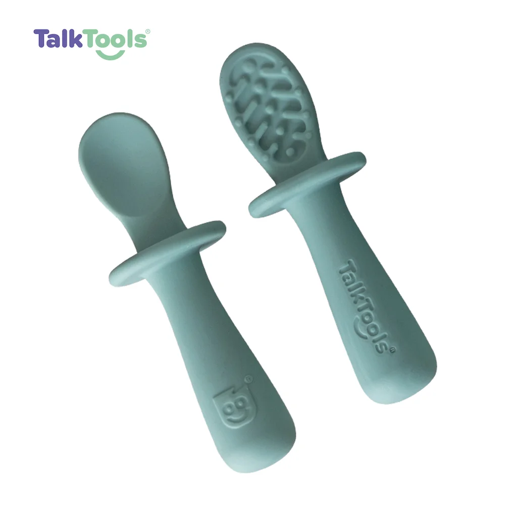 Logicana-TalkTools®-Itsy™Collection-Self Feeding-babyspoon-fine motor skills-practice grasping-baby spoon-toddler spoon