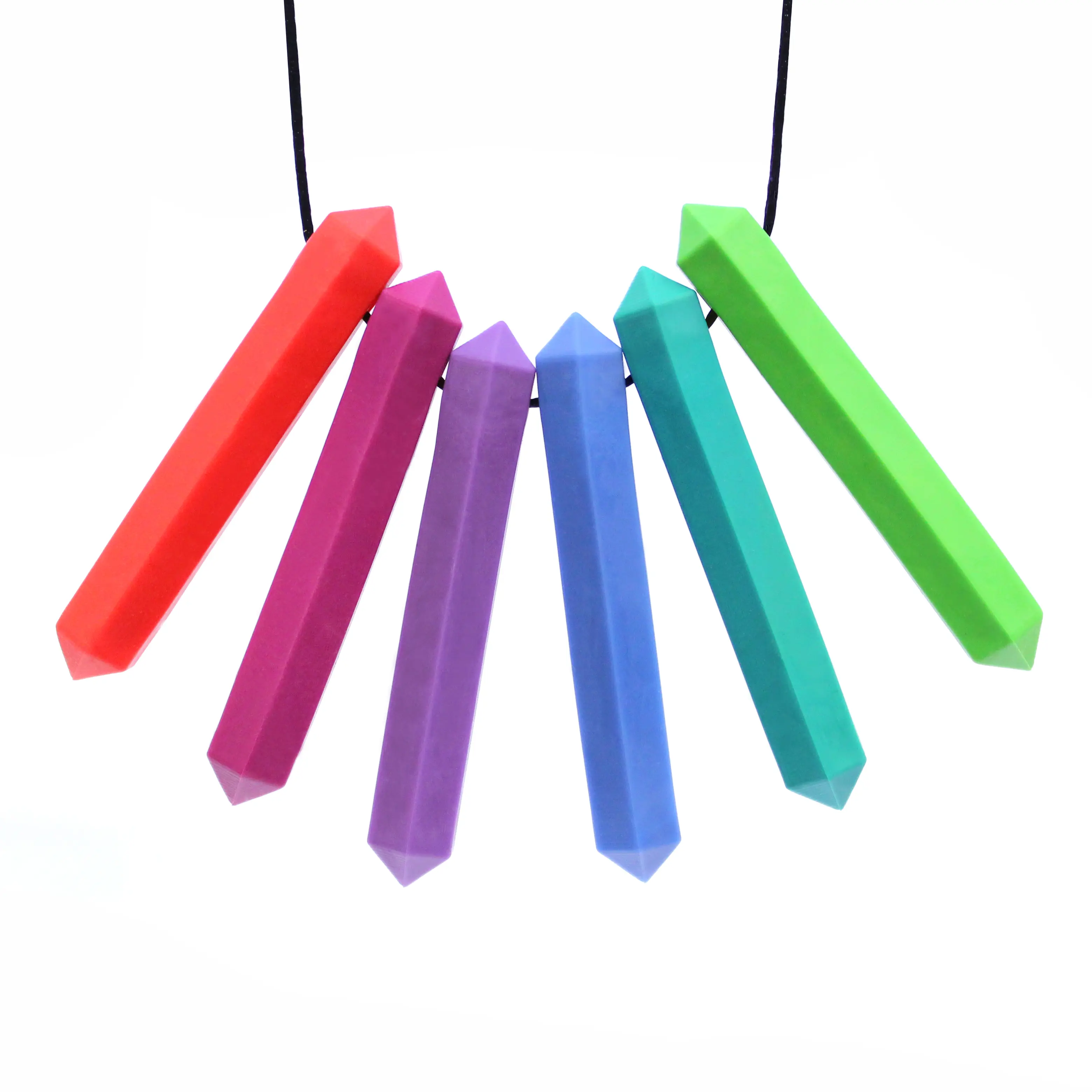 Logicana-myofunctional therapy-chew necklace Logicana-chew-chews-Chewable Gem Necklace-oral fidget-self regulate-Autism-sensory needs-anxiety-ADHD